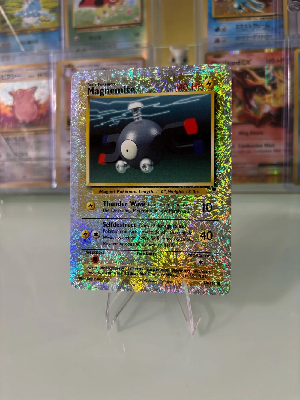 Magnemite #80: Legendary Collection Firework Holo